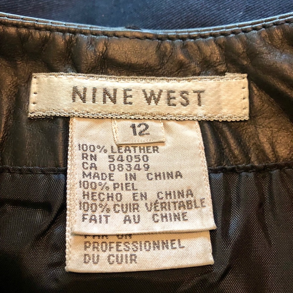 Beautiful women’s leather skirt - size 12